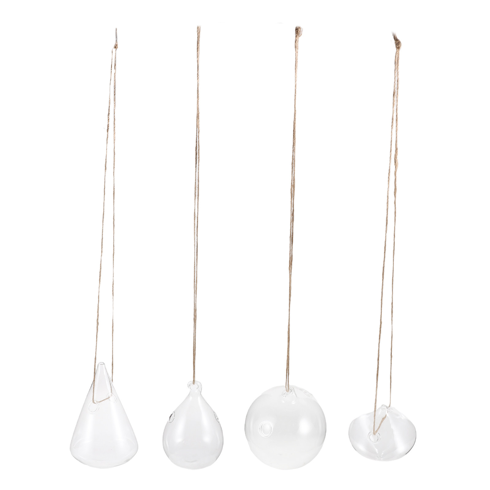 4Pcs Glass Hanging Planters Hy - đánh giá và giá Propagation Station Vase